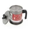 Pote de óleo de filtro doméstico Pote de óleo de filtro de aço inoxidável 304 japonês de grande capacidade Fácil de limpar resíduos de óleo Despeje o pote de óleo Pote de armazenamento de óleo