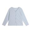 Pudding Roupa Haru Girls 2025 Nova Infantil Gola Redonda Estampada Macacão Menina Bebê Moda Casual Cor Sólida Cardigã