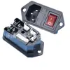 Conector de Alimentación CA Ac-01 con Interruptor y Portafusibles Conector CA Tres en Uno Conector C14