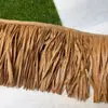 Ventas Directas de Fábrica En Stock Adorno de Encaje con Borla de Hierba PP de 8 cm, Tira de Flecos de Rafia Artificial, Encaje para Decoración de Muñecas