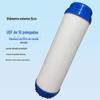 Elemento filtrante de carvão ativado granular de diâmetro externo 6 cm elemento filtrante para purificador de água 10 polegadas carvão ativado granular UDF casca de coco carbono frontal