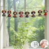 Figura de Gato Catrina Acrílica Plana Mexicana Ornamento Estilo 2D82D Único Acrílico Plano Design Simples