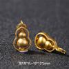 Colgante de Cuenta Espaciadora de Calabaza de la Fortuna Tradicional Chapado en Oro Microincrustado de Circonita Accesorio Pequeño Bolsa de la Suerte Lujo Ligero Venta al por Mayor desde Fabricante