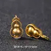 Tradicional Dorado Microincrustado Zirconio Calabaza de la Fortuna Espaciador Perla Colgante Accesorios Pulsera Hecha a Mano Cuentas Materiales para Accesorios