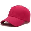 Gorra de béisbol de secado rápido de color sólido con impresión de logotipo personalizado, bordado, estilo coreano, protección solar, gorra publicitaria, disponible al por mayor.