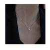 Colar de Prata Esterlina 925 Feminino 2023 Novo Estilo Popular Clavícula Corrente Luz Nicho de Luxo Design High-end Sense Pingente Colar