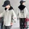 Jaqueta com Capuz Infantil Zhili para Meninos 2026 Outono Nova Blusa de Manga Longa para Crianças Meninos Bebês Roupas de Primavera e Outono