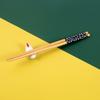 Palitos de Bambu Domésticos Alishan Palitos Estampados Coloridos Nanzhu Flor de Cerejeira Utensílios de Mesa Japoneses Fornecimento de Barraca Pequeno Atacado
