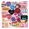 40 pegatinas originales de graffiti ins coreanas, pegatinas lindas para diario de mano, decorativas para teléfono móvil, auriculares, refrigerador, patinete