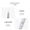 Herramientas de Pluma para Uñas, Pluma para Dibujo de Líneas, Pluma Plana para Tallado de Cristales, Pincel de Barrido, Pluma para Degradados, Pluma para Construcción de Pintura, Herramientas para Uñas