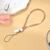 Nova Alça de Pulso para Celular Corrente de Lanyard Full Diamond Estilo Moderno Pingente Acessório Estilo Feminino Corrente Curta Resistente para Celular