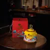 Frasco de Vinho de Cerâmica Jingdezhen Sabor Chinês 2,5kg Garrafa de Vinho Vazia 2,5L Caixa de Presente Frasco de Vinho de Porcelana Branca Ornamentos de Cerâmica
