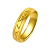 Anillo Yihua Latido Anillo Anual Anillo Chapado en Oro Anillo Chapado en Oro Anillo Creativo de Engranajes de Amor Anillo de Vida Anillo de Boda