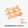 Contas Facetadas de Cristal Natural Li Contas Redondas Contas Soltas Atacado DIY Contas Aleatórias Acessórios para Joias Contas de Citrino Atacado