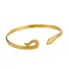 Pulseira de Aço Titânio Amazon, Não Desbota, Pulseira Ajustável de Aço Inoxidável para Mulheres, Sensação Exagerada de Alto Padrão, Pulseira Aberta Atacado