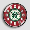 Reloj de Pared Popular Modelo 2026 para Sala de Mahjong, Reloj de Pared Decorativo para Sala de Ajedrez y Cartas, Reloj de Pared Silencioso Creativo para Sala de Estar
