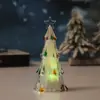 Árbol de Navidad Luminoso de Colores Transfronterizo Luz de Vela Digital LED Decoración de Escritorio Luz Ambiental Decorativa Luz Nocturna Navideña