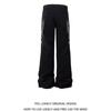 Jeans Bordados a Mano Retro de Calle Estilo Americano para Hombre y Mujer Marca de Moda Sueltos Sumergidos Combinan con Todo Pantalones Rectos para Hombre