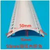 Perlita de esquina en forma de arco PVC esquina interior y exterior tira para envolver esquinas redondas 10cm borde semicircular