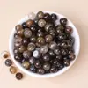 Ágata Rayado de Café de Alta Gama Cuentas Sueltas Accesorios DIY Enfilado Macarrón Pulsera de Múltiples Gemas Collar Cuentas Espaciadoras Accesorios