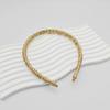 Diadema de Seda C para Mujer, Diadema de Seda de Morera de 22 Momme, Accesorio para el Cabello Versátil Plegado, Diadema Elegante de Borde Delgado para Lavado de Cara