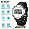 Nuevo Reloj Electrónico Sanda con Pantalla Multifunción para Hombres y Mujeres, Reloj Despertador Impermeable de Moda para Adolescentes, Reloj de Pulsera con Función de Repetición