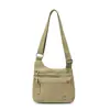 2025 Nueva Moda Tela de Nylon Bolso para Mujer Bolso de Hombro Único Cruzado Casual Versátil Ligero para Viajes Diarios Bolso de Lona Multicapa