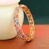 Esmalte cloisonné de textura não tradicional, flor gota de óleo, pulseira de camada única, tendência retrô, ainda com temperamento, joia de alta qualidade