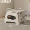 Taburete plegable de plástico portátil, apilable, para el hogar, para comedor, ahorra espacio, para baño, banco alto, para exteriores, Mazar