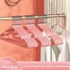 Cabide de roupa sem costura para casa aço inoxidável revestido de plástico espesso cabide para roupas de adulto cabide para roupas de dormitório armazenamento e acabamento de guarda-roupa cabide de roupa