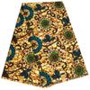 Tecido de Poliéster Estilo Nacional Africano Estampado Batik Tecido de Cera Flor Kent Dupla Face Tecido para E-commerce Transfronteiriço Comércio Exterior