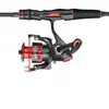 Caña de pescar y caña para señuelos set, caña universal completa con carrete de baitcasting, mango de pistola, microcaña, caña para señuelos