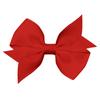 Pinza para el pelo de molinillo de viento y cola de golondrina popular transfronteriza, 40 colores opcionales, acanalada con lazo hecho a mano para niños, venta caliente