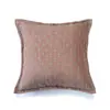 Cojín decorativo estilo nórdico para sofá, funda de almohada de lino con tejido cruzado, ambiente otoñal, diseño con puntada en el borde, simple y fácil de combinar, soporte lumbar