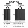 Bolsa para Zapatos de Tela Oxford Negra Popular Transfronteriza, Bolsa Portátil de Viaje Impermeable y a Prueba de Humedad de Gran Capacidad para Guardar Zapatos