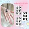 Tatuaje de Gato Negro Lindo Lindo Pegatina Impermeable Larga Duración para Mujer Herbal Semi-permanente Jugo Celebridad de Internet Ins Sentido Premium