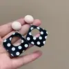 Pendientes Retro Estilo Hong Kong para Mujer 2026 Nuevo Estilo Popular Pendientes de Botón de Gama Alta Únicos Clips para Orejas Diseño Francés Accesorios de Pendientes Exagerados