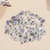 Fondo Plano Forma Geométrica Vidrio Perforación en Caliente DIY Accesorios para Ropa Accesorios para Joyería Fábrica Venta al por Mayor