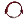 Caperucita Roja Libro Nuevo Estilo Chino Ins Todo Combinable Candado de la Paz Campana Cuerda de Mano para Novia Pulsera Regalo