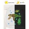 YTL007 luminoso mundo subaquático tartaruga marinha coral goldfish toilet stickers banheiro banheiro embelezando adesivos de parede decorativos