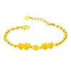 Tienda de Oro Mismo Método Ancestral Herencia y Riqueza Pulsera Pixiu Color Cuentas Pixiu Pulsera de Hilo con Cuenta de Moneda de Dinero