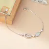 Nalan Plata S925 Exquisito y Sencillo Estilo Ins Diseño de Nicho Elegante Hueco Incrustado de Diamantes Pulsera de Calabaza S8467