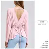 Cubierta de yoga transfronteriza nueva para mujer, espalda hermosa, holgada, adelgazante, top deportivo de yoga, cubierta deportiva casual para fitness