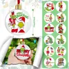 Nuevas Decoraciones Navideñas Atmósfera Festiva Adornos Colgantes Transfronterizos Fiesta Árbol de Navidad 2D Decoraciones Acrílicas