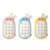 Juguete de Teléfono Móvil para Niños y Niñas de 0 a 1 Año, Modelo Educativo de Aprendizaje Temprano para Bebés, Teléfono Musical, Dispositivo Inteligente Masticable para Bebés