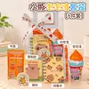 Kit de Presente Solução para Bolhas para Alunos do Ensino Fundamental e Médio Sacola de Presente Grande Capivara Brinde Souvenir Conjunto de Papelaria Panda