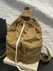 Mochila con Cordón Estilo Japonés y Coreano Nueva Primavera 2026, Color Sólido, Ligera, Gran Capacidad, Mochila de Nylon para Viajes