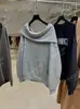 Recomendação PrincipalSudadera com Capuz Descolada e Oversized de Algodão Tencel de Fio Duplo, Novo Estilo da Primavera Cedo Yuran 26
