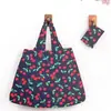 Bolsa de Hombro Plegable Nueva de Dibujos Animados Transfronteriza Bolsa de Compras Grande Portátil de Gran Capacidad Bolsa de Compras para Supermercado