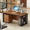 Mesa de computador para casa, mesa para funcionários, mesa de escritório, mesa dupla para gerente, mesa de escritório, mesa de estudo, mesa de escrita estilosa
